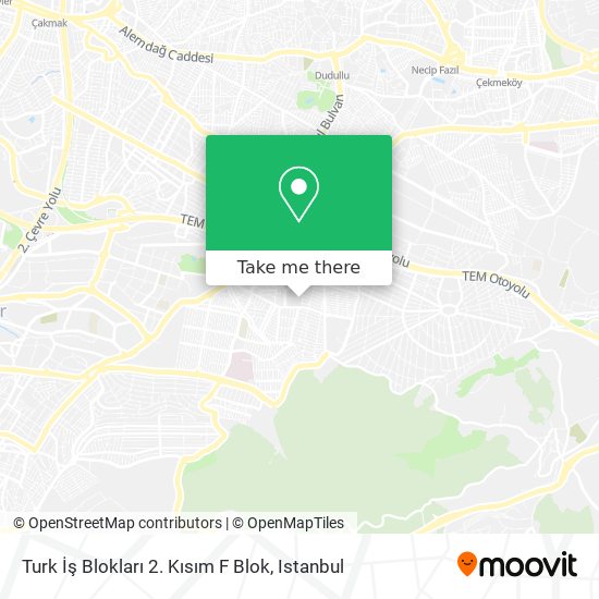 Turk İş Blokları 2. Kısım F Blok map