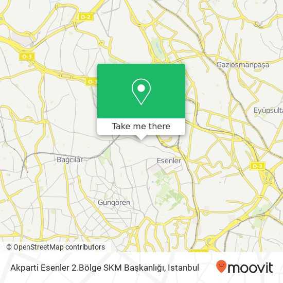 Akparti Esenler 2.Bölge SKM Başkanlığı map