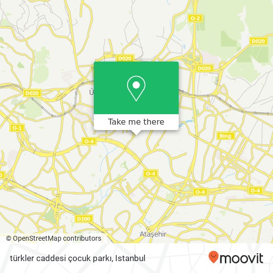 türkler caddesi çocuk parkı map