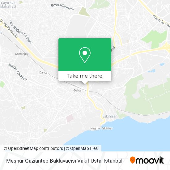 Meşhur Gaziantep Baklavacısı Vakıf Usta map