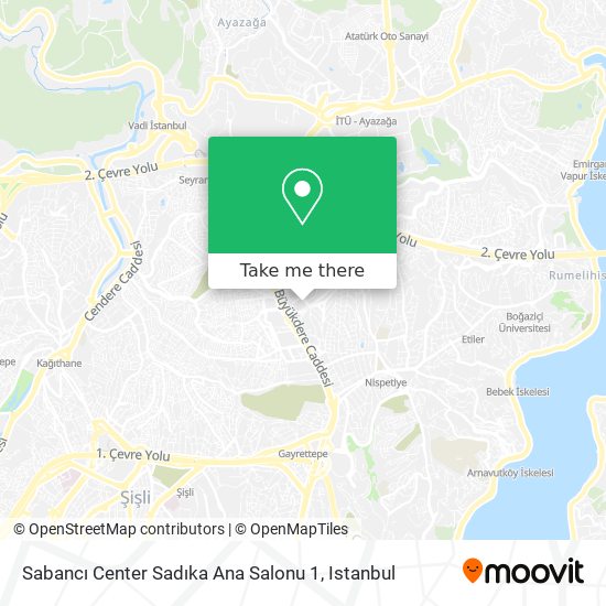 Sabancı Center Sadıka Ana Salonu 1 map