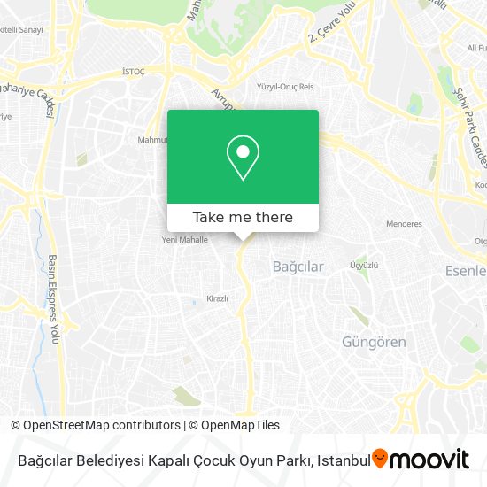 Bağcılar Belediyesi Kapalı Çocuk Oyun Parkı map