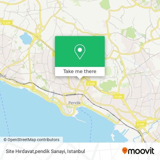 Site Hırdavat,pendik Sanayi map