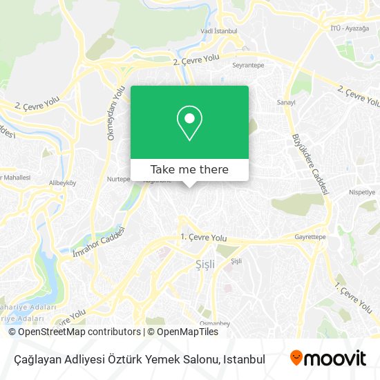 Çağlayan Adliyesi Öztürk Yemek Salonu map