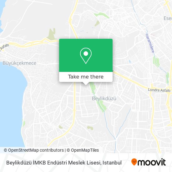 Beylikdüzü İMKB Endüstri Meslek Lisesi map