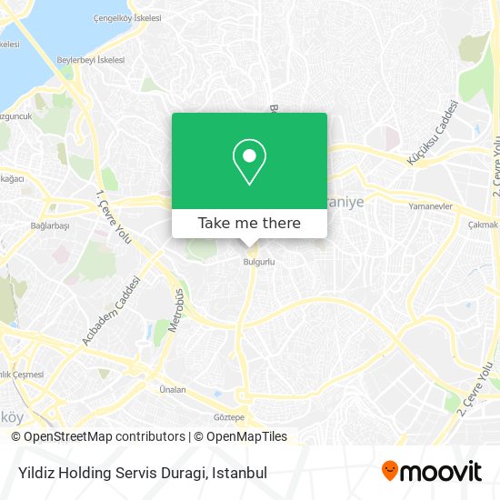 Yildiz Holding Servis Duragi map