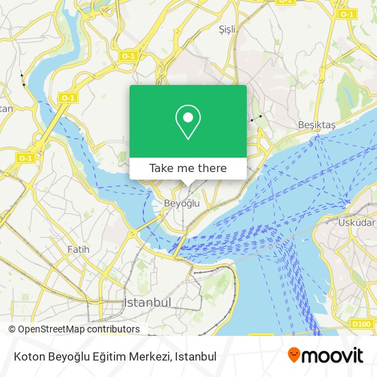 Koton Beyoğlu Eğitim Merkezi map