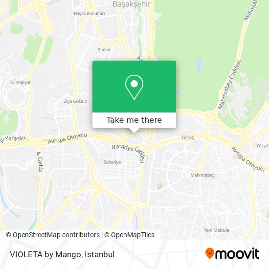 how to get to violeta by mango in basaksehir by bus metro cable car or train