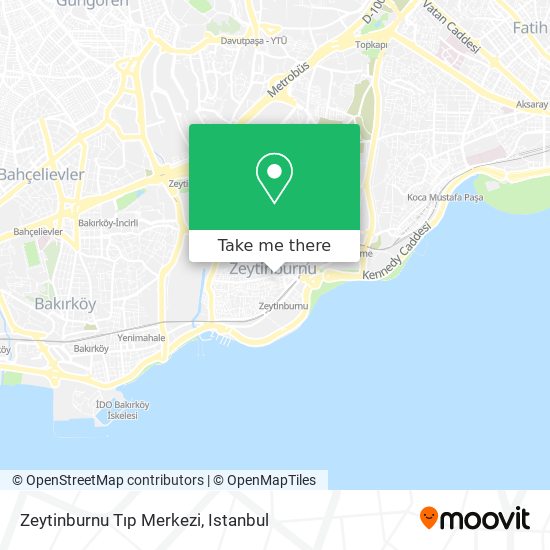 Zeytinburnu Tıp Merkezi map