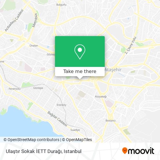 Ulaştır Sokak İETT Durağı map