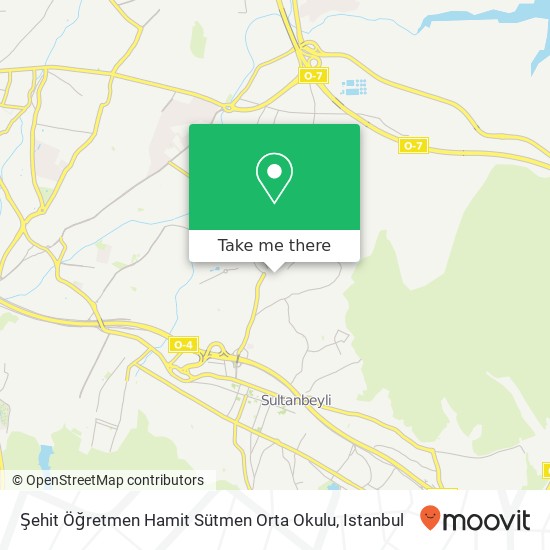 Şehit Öğretmen Hamit Sütmen Orta Okulu map