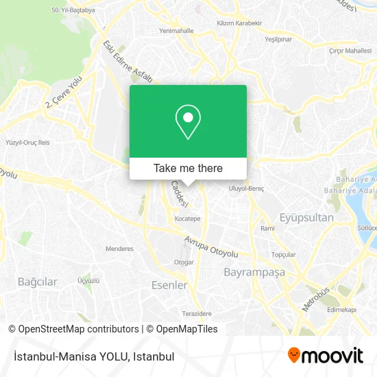 İstanbul-Manisa YOLU map