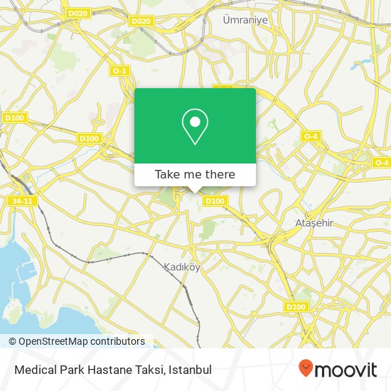Medical Park Hastane Taksi map