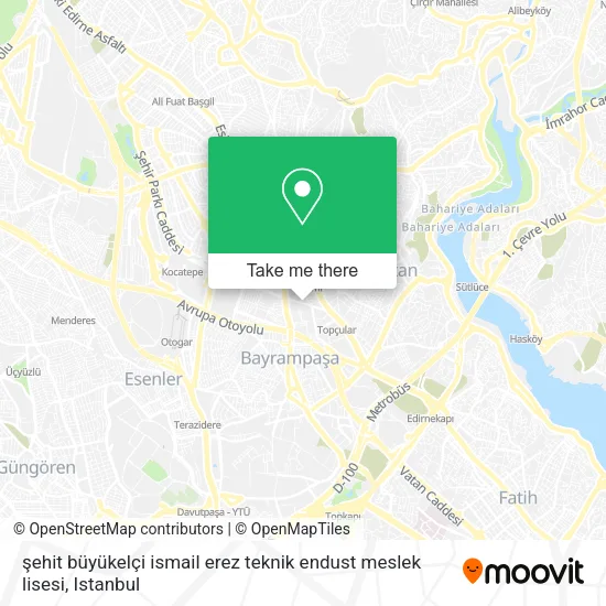 şehit büyükelçi ismail erez teknik endust meslek lisesi map