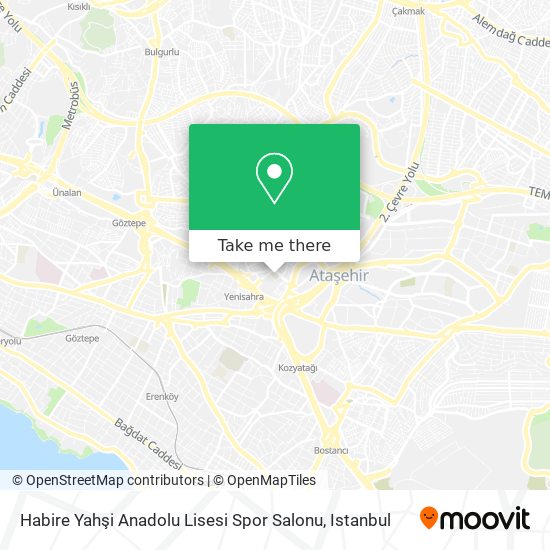 Habire Yahşi Anadolu Lisesi Spor Salonu map