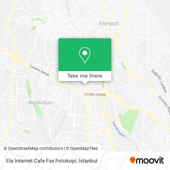 Ela İnternet Cafe Fax Fotokopi map