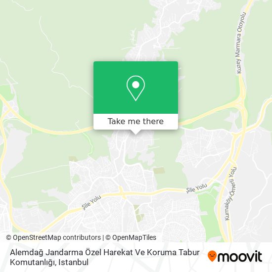 Alemdağ Jandarma Özel Harekat Ve Koruma Tabur Komutanlığı map
