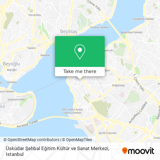 Üsküdar Şehbal Eğitim Kültür ve Sanat Merkezi map