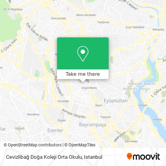 Cevizlibağ Doğa Koleji Orta Okulu map