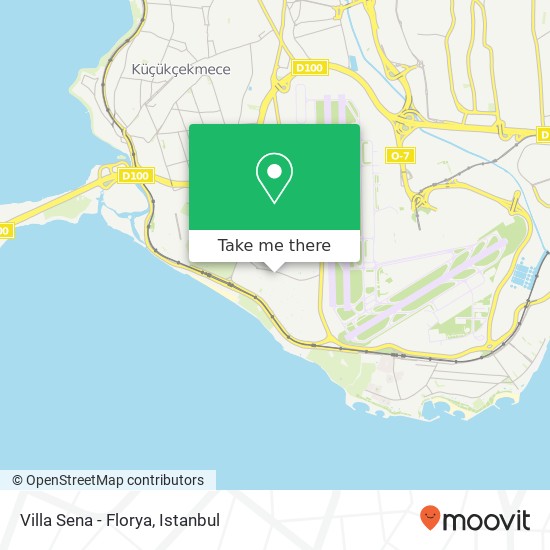 Villa Sena - Florya map