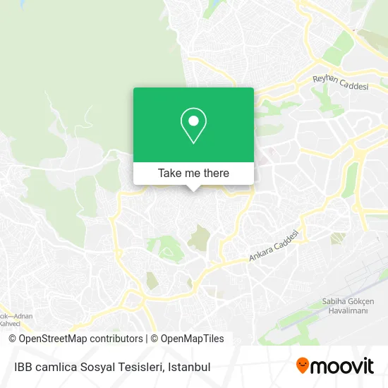 IBB camlica Sosyal Tesisleri map