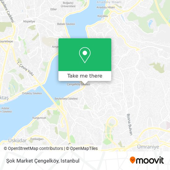 Şok Market Çengelköy map