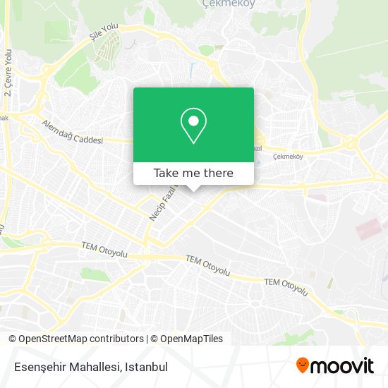 Esenşehir Mahallesi map