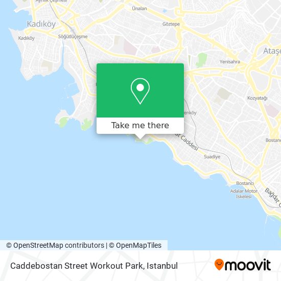 Caddebostan Street Workout Park map