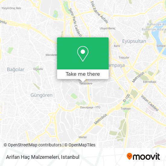 Arifan Haç Malzemeleri map