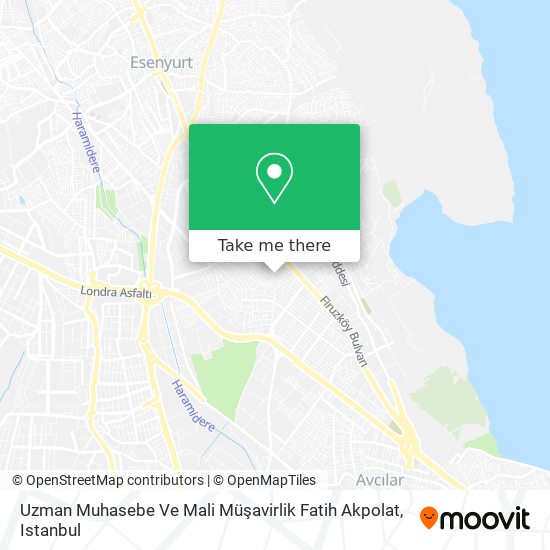 Uzman Muhasebe Ve Mali Müşavirlik Fatih Akpolat map