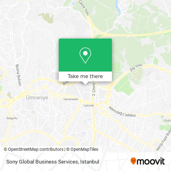 Sony Global Business Services map