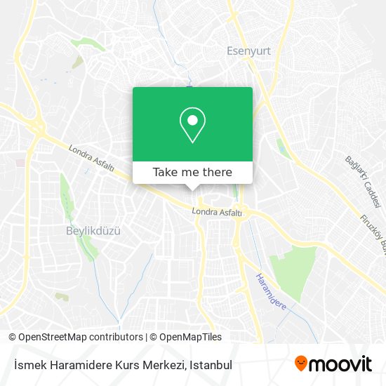 İsmek Haramidere Kurs Merkezi map