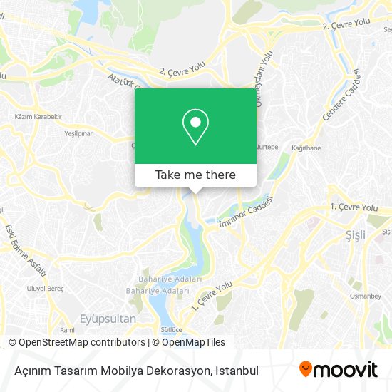 Açınım Tasarım Mobilya Dekorasyon map