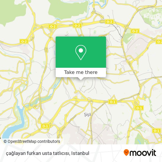 çağlayan furkan usta tatlıcısı map