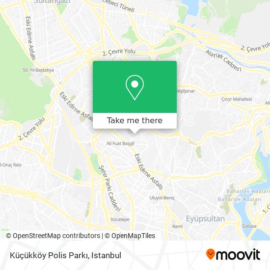 Küçükköy Polis Parkı map