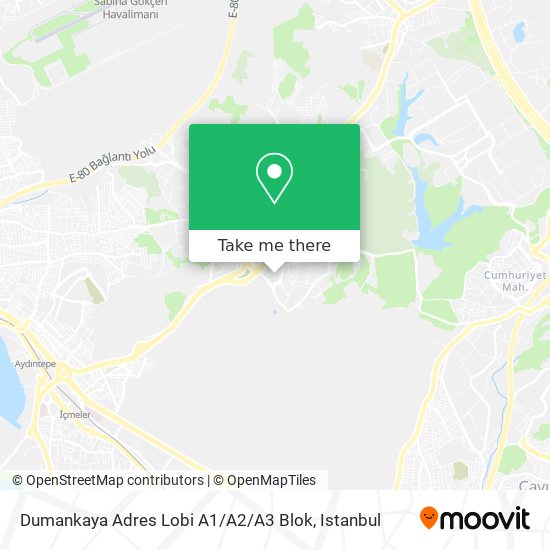 Dumankaya Adres Lobi A1 / A2 / A3 Blok map
