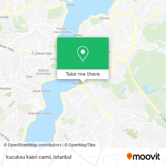 kucuksu kasri camii map