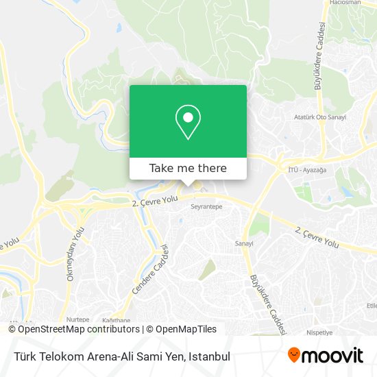 Türk Telokom Arena-Ali Sami Yen map