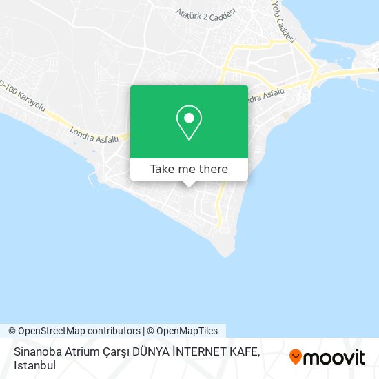Sinanoba Atrium Çarşı DÜNYA İNTERNET KAFE map