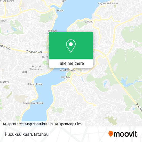 küçüksu kasrı map