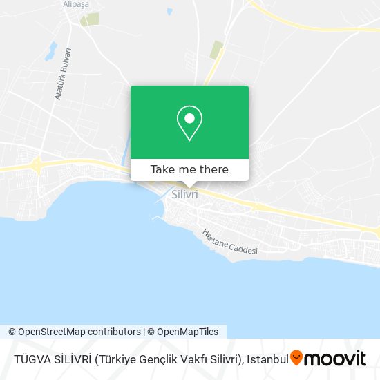 TÜGVA SİLİVRİ (Türkiye Gençlik Vakfı Silivri) map