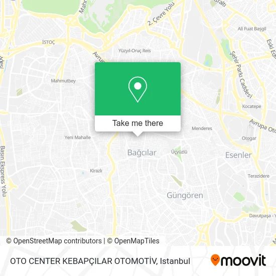 OTO CENTER  KEBAPÇILAR OTOMOTİV map