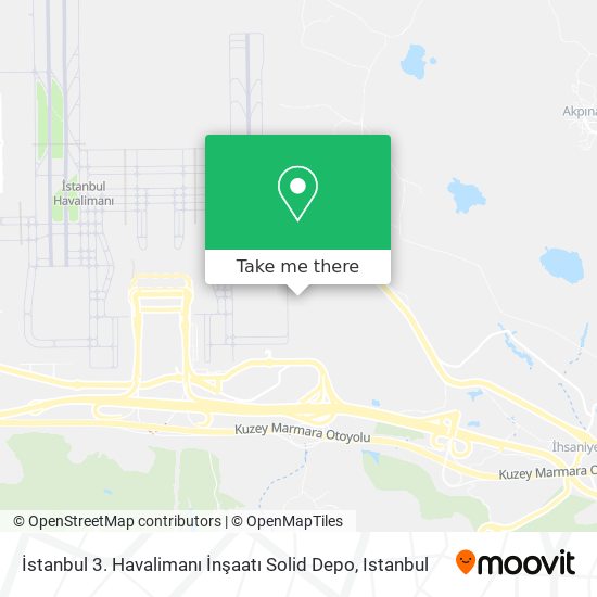İstanbul 3. Havalimanı İnşaatı Solid Depo map