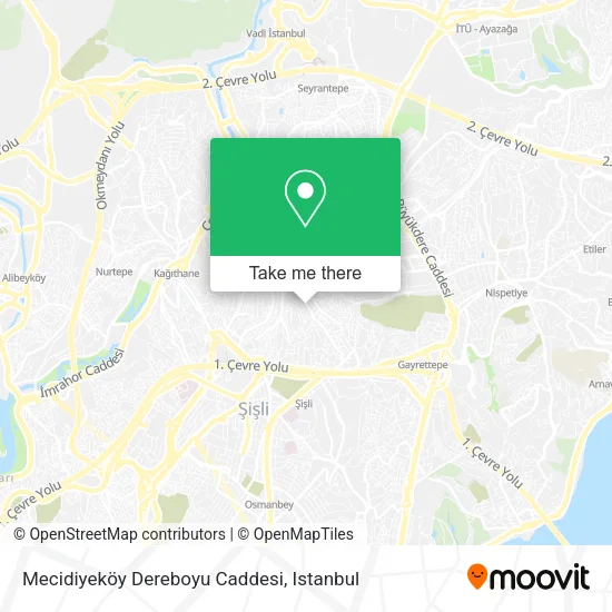 Mecidiyeköy Dereboyu Caddesi map