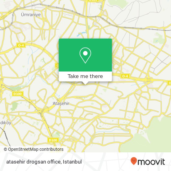 atasehir drogsan office map