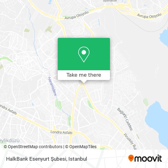 HalkBank Esenyurt Şubesi map