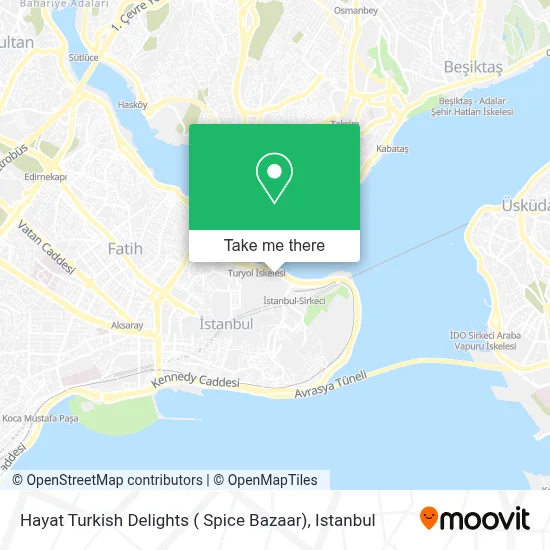 Hayat Turkish Delights ( Spice Bazaar) map