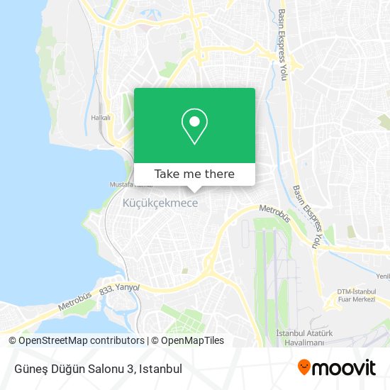 Güneş Düğün Salonu 3 map