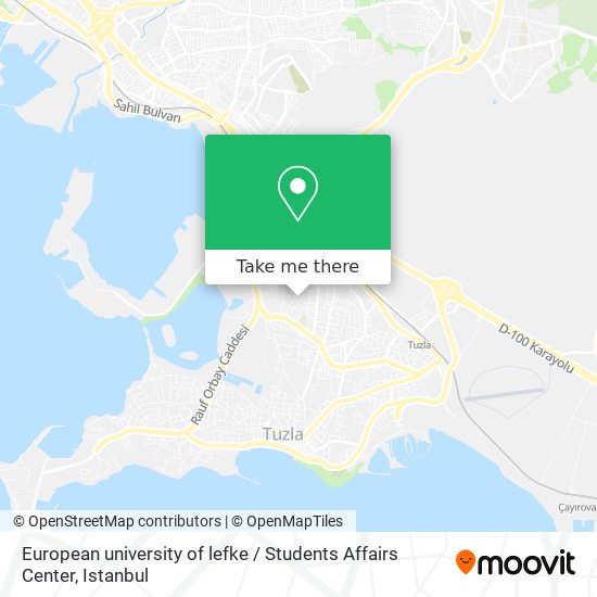 European university of lefke / Students Affairs Center map