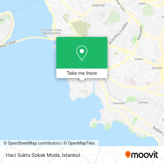 Haci Sukru Sokak Moda map